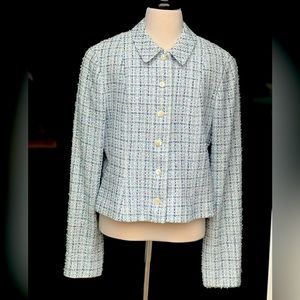NWOT Dancaster tweed blazer. 6 buttons, fully lined. No stains/imperfections